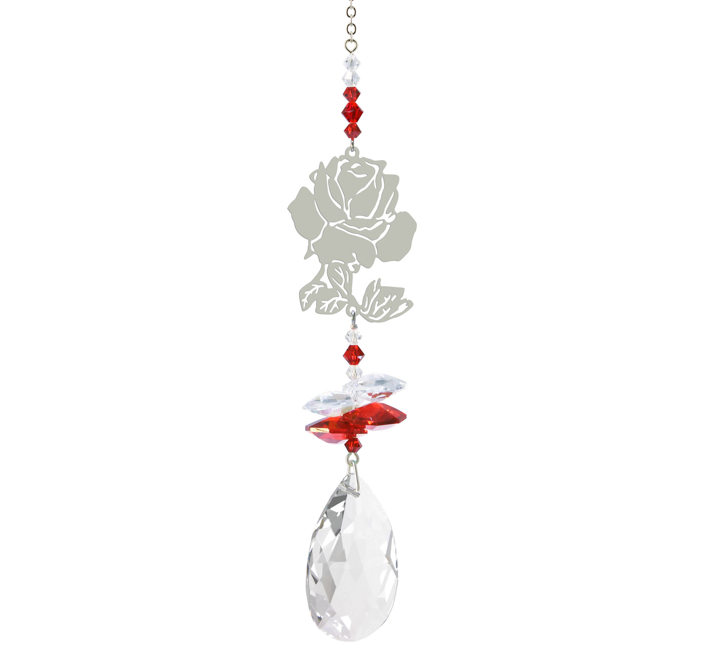 Crystal Fantasy Suncatcher - Rose