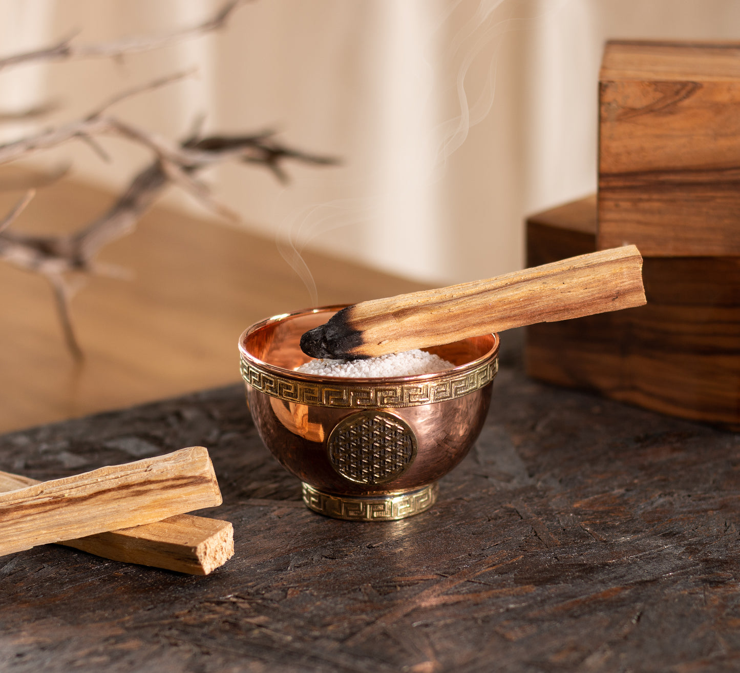 Bowl Incense Burner - Flower of Life