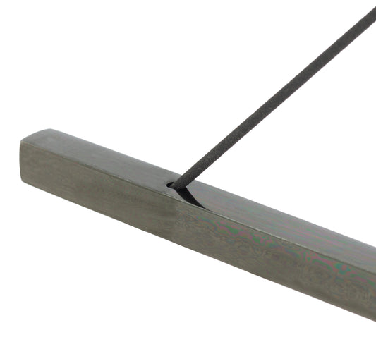 Porte-encens Sama Noir, 20 cm