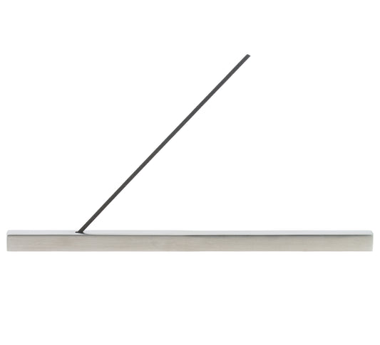 Porte-encens Sama Argenté mat, 20 cm