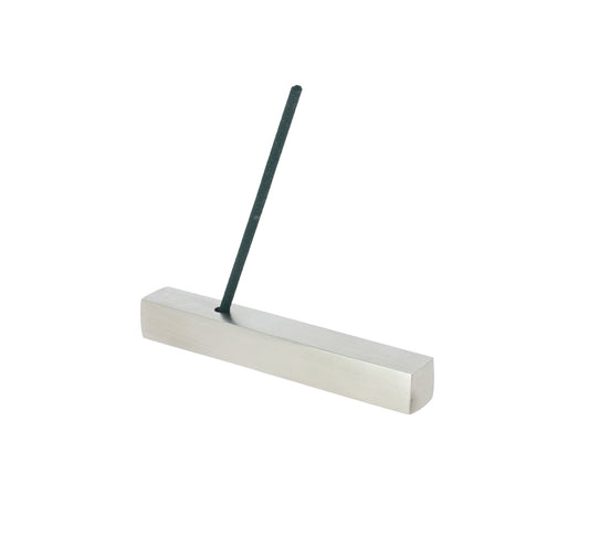 Porte-encens Sama Argenté mat, 7 cm