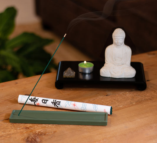 Yukari Incense Holder - Long, Green