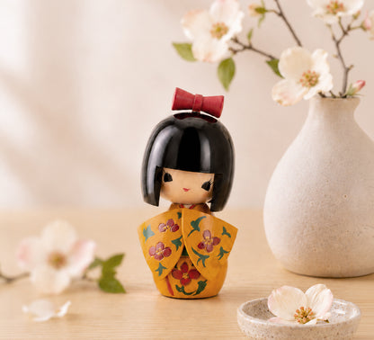Kokeshi Hanamizuki Naranja