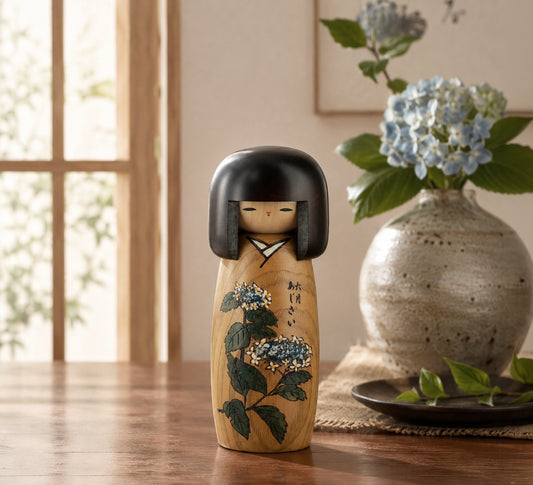 Kokeshi Doll - Ajisai