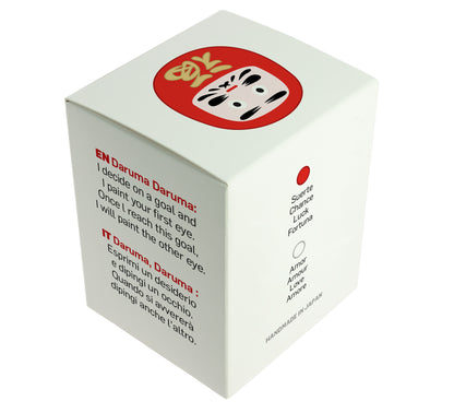 Rotes traditionelles Daruma - Glück, groß