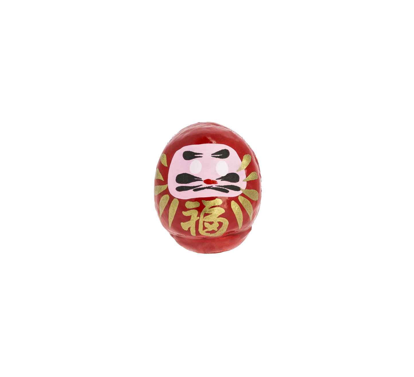 Rotes traditionelles Daruma - Glück, klein