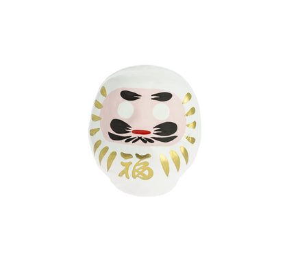 Daruma blanco, fondo blanco