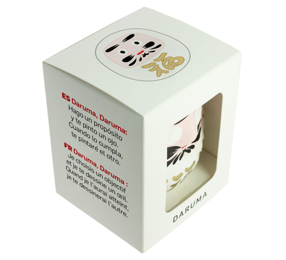 Daruma tradicional branco - Amor, grande