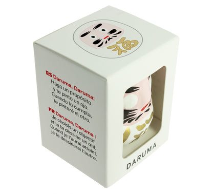 Daruma tradizionale bianco - Amore, Medio