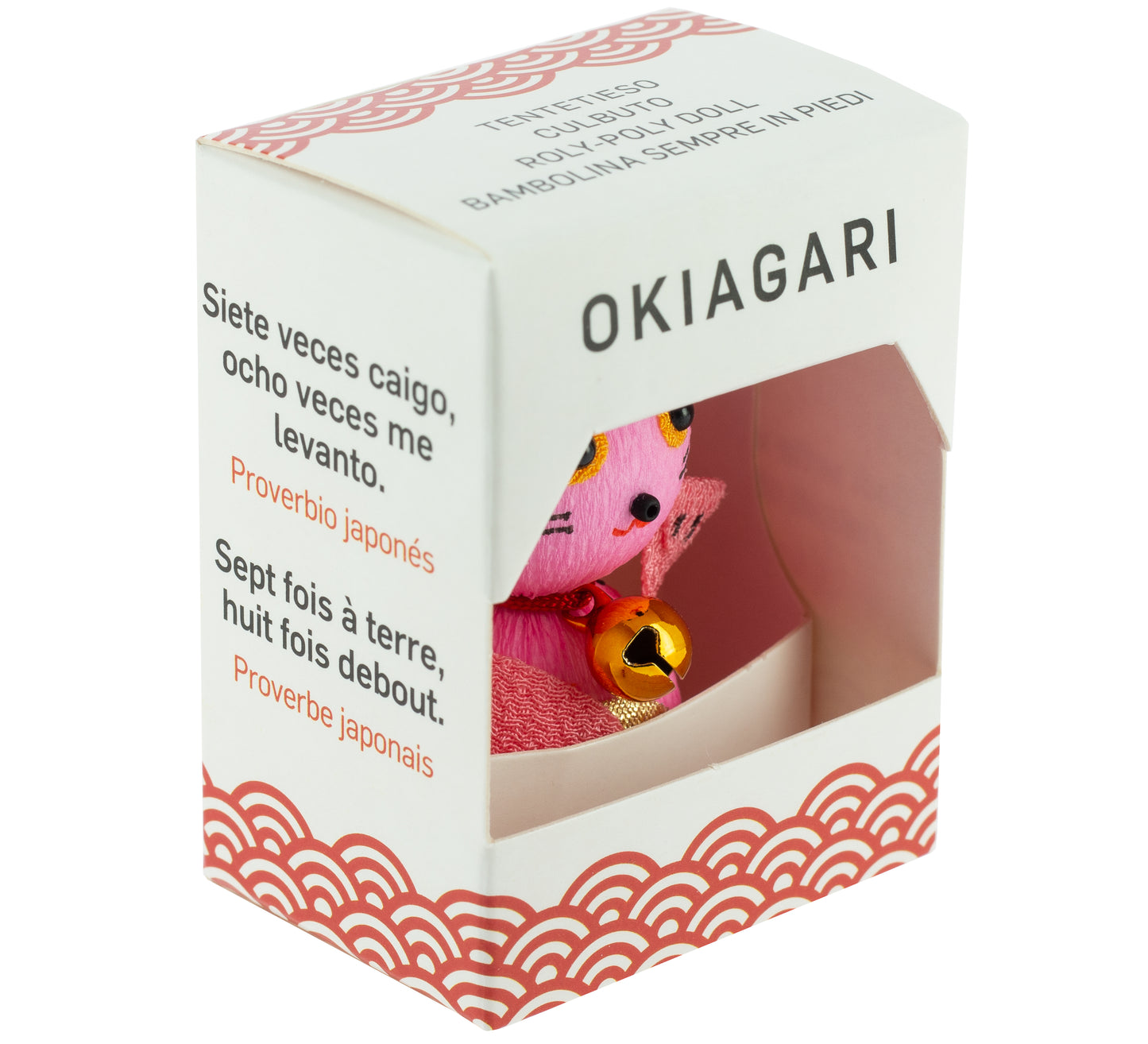 Okiagari Maneki Neko Gato de la Suerte Tentetieso