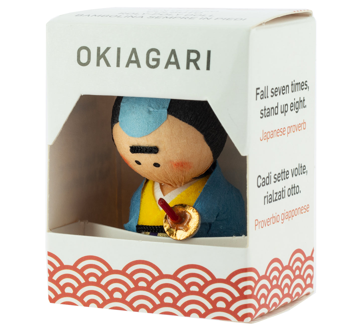 Okiagari Roly-poly Doll - Samurai