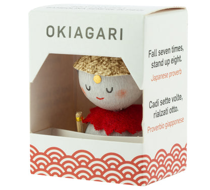 Bambola Okiagari Roly-poly - Protezione Jizo