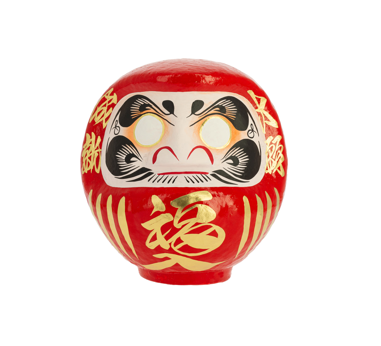 Red Traditional Daruma  - Good Fortune, 18 cm