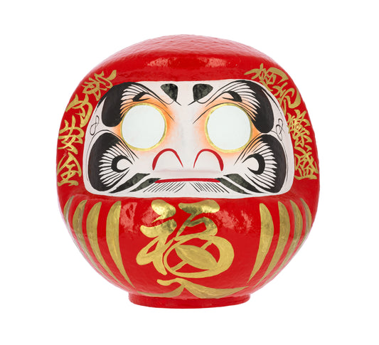 Daruma tradicional vermelho - Boa sorte, 30 cm