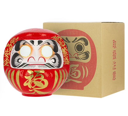 Red Traditional Daruma  - Good Fortune, 30 cm