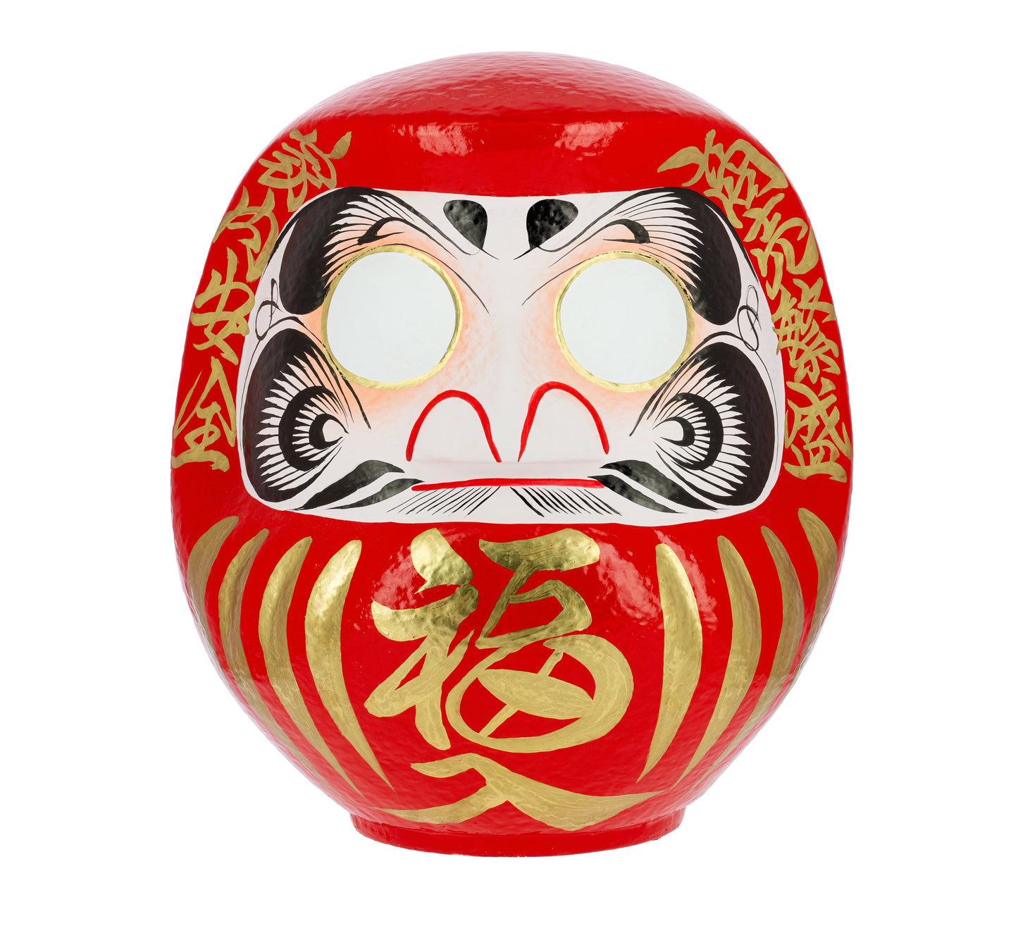 Daruma Tradicional Rojo - 43 cm, Suerte