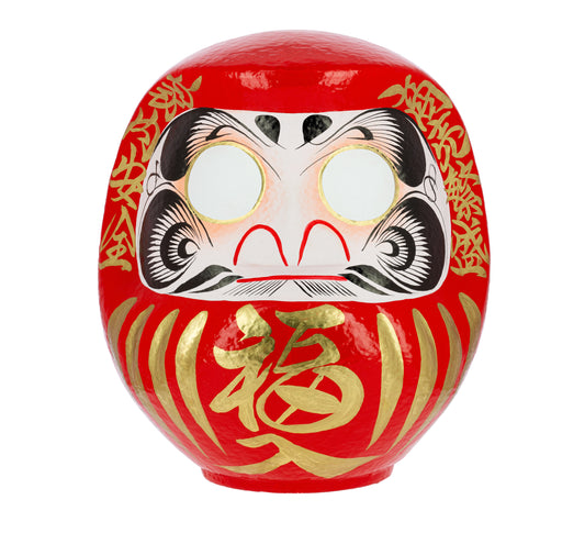 Daruma Tradicional Rojo - 43 cm, Suerte