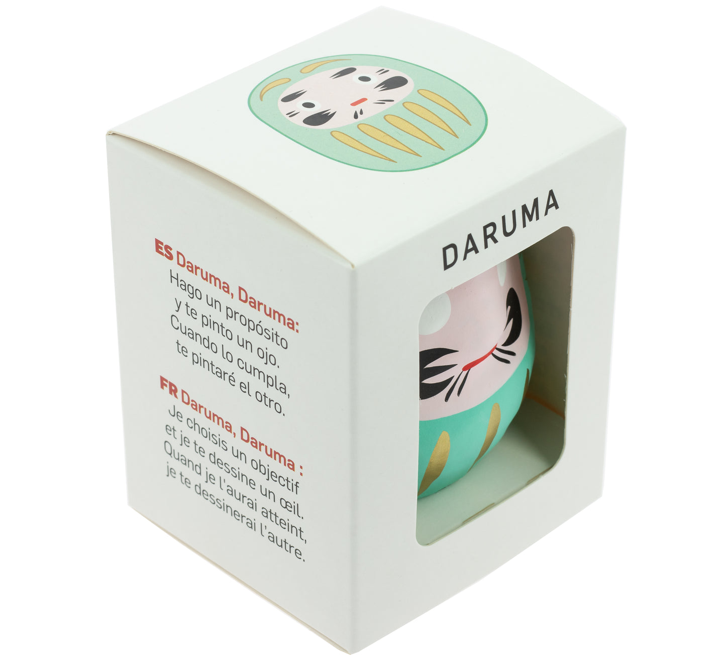 Daruma Turquoise - Grand, Réussite Scolaire