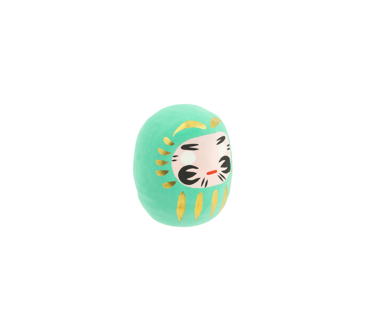 Turquoise Daruma - Academic Achievement, Small