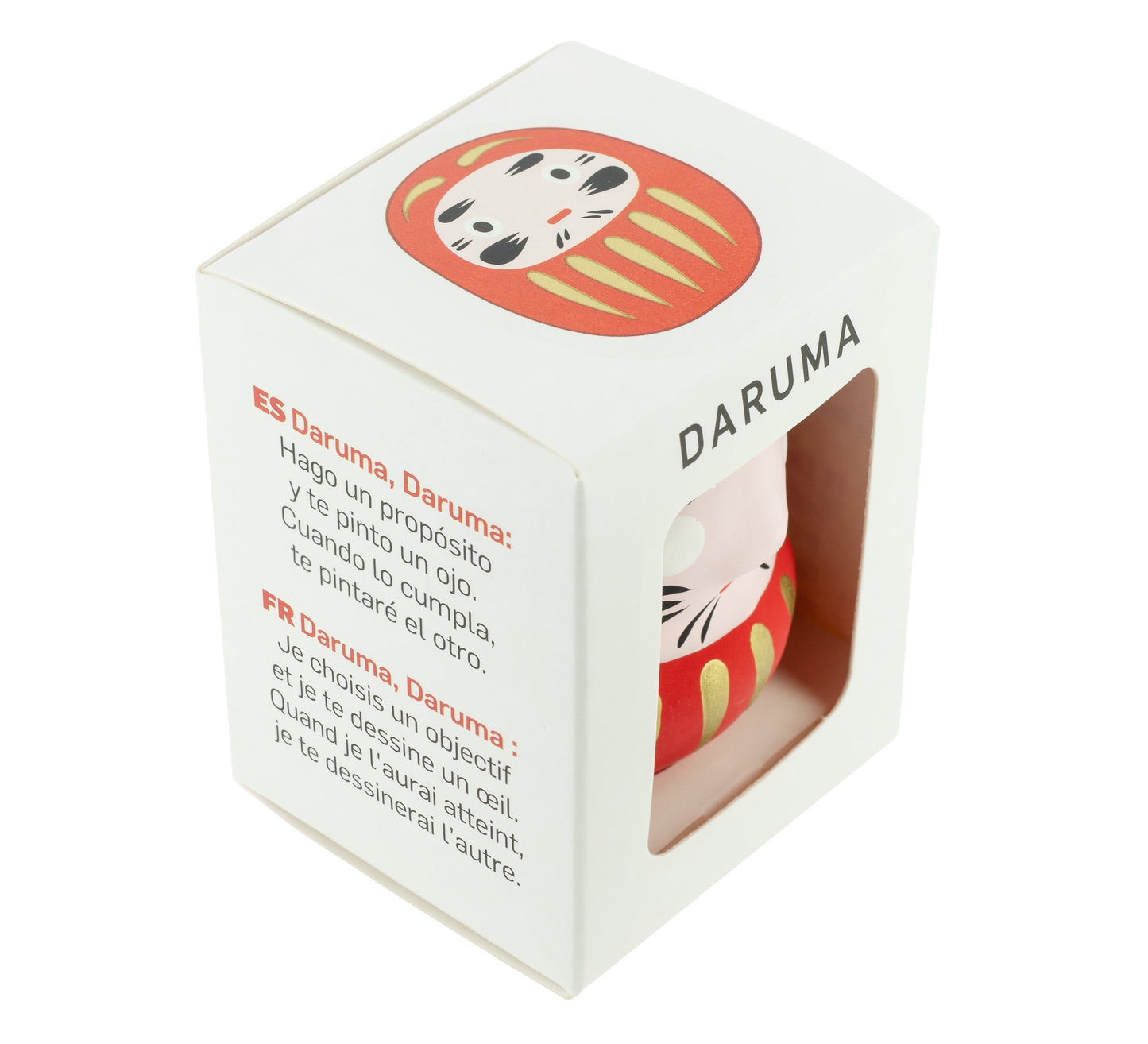 Daruma Rojo Mediano - Suerte