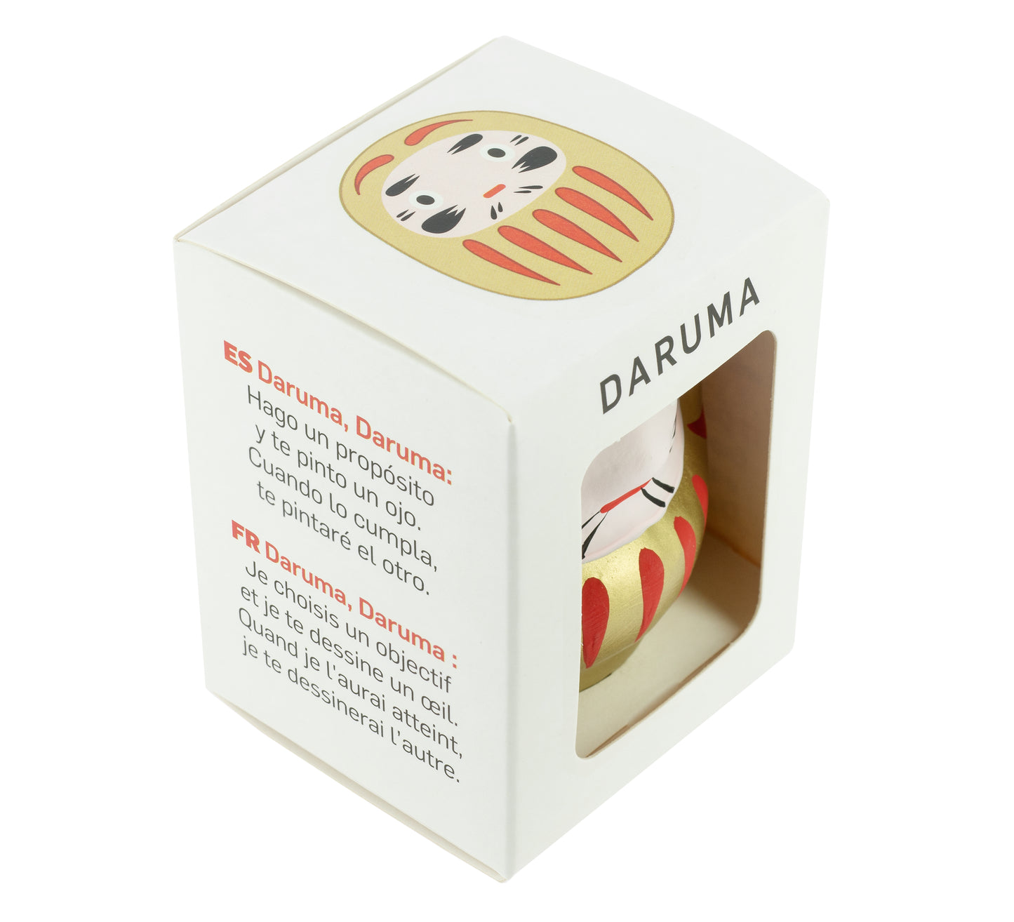 Daruma Dorado Mediano - Fortuna