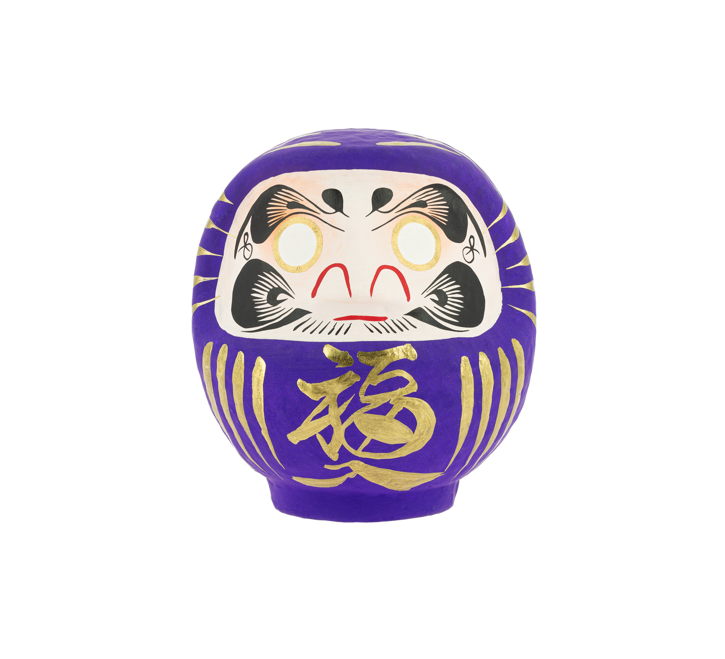 Daruma Traditionnel Pourpre 12 cm, Harmonie