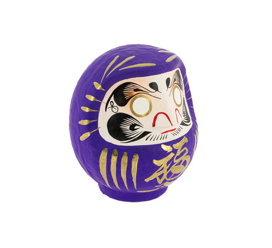 Daruma Traditionnel Pourpre 12 cm, Harmonie