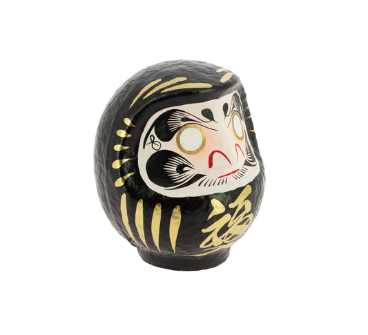 Daruma Traditionnel Noir 12 cm, Protection