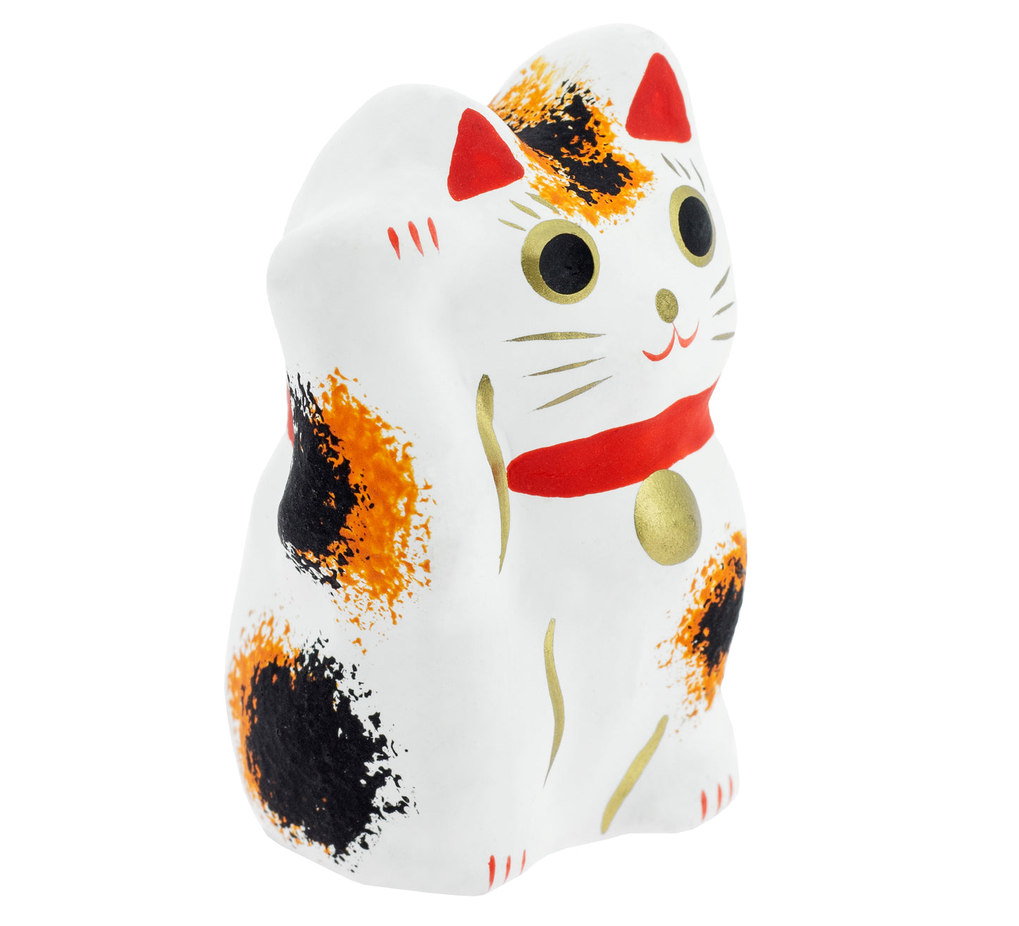 Maneki Neko Calico - Tricoloured, Good Fortune