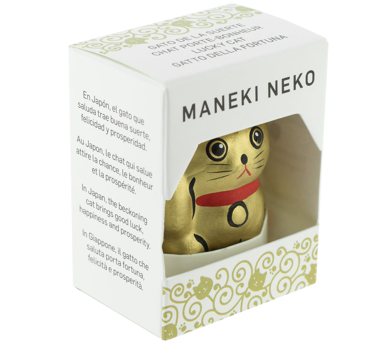 Maneki Neko Kin - Dorado, Prosperidad