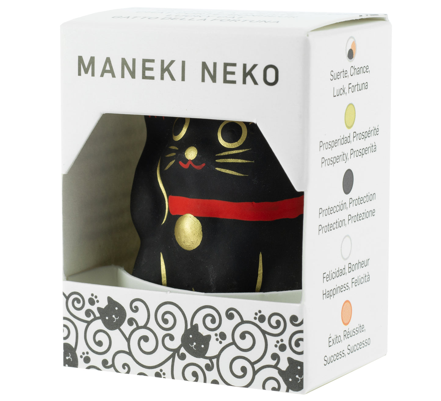 Maneki Neko Kuro - Black, Protection