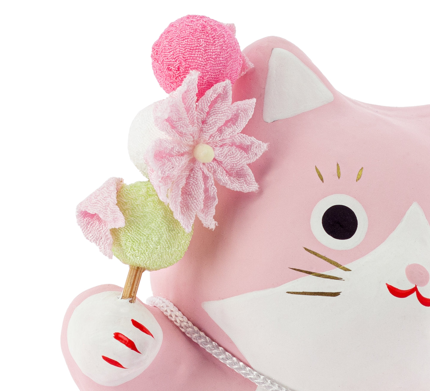 Doppia Fortuna Maneki Neko - Rosa