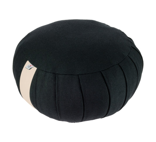Zafu Rond de Kapok Noir
