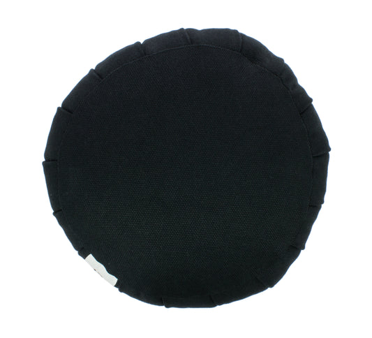 Zafu Rond de Kapok Noir
