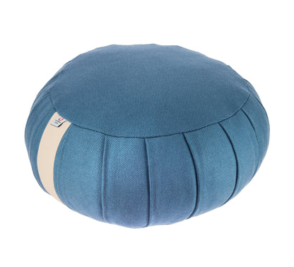 Zafu Rond de Kapok Bleu