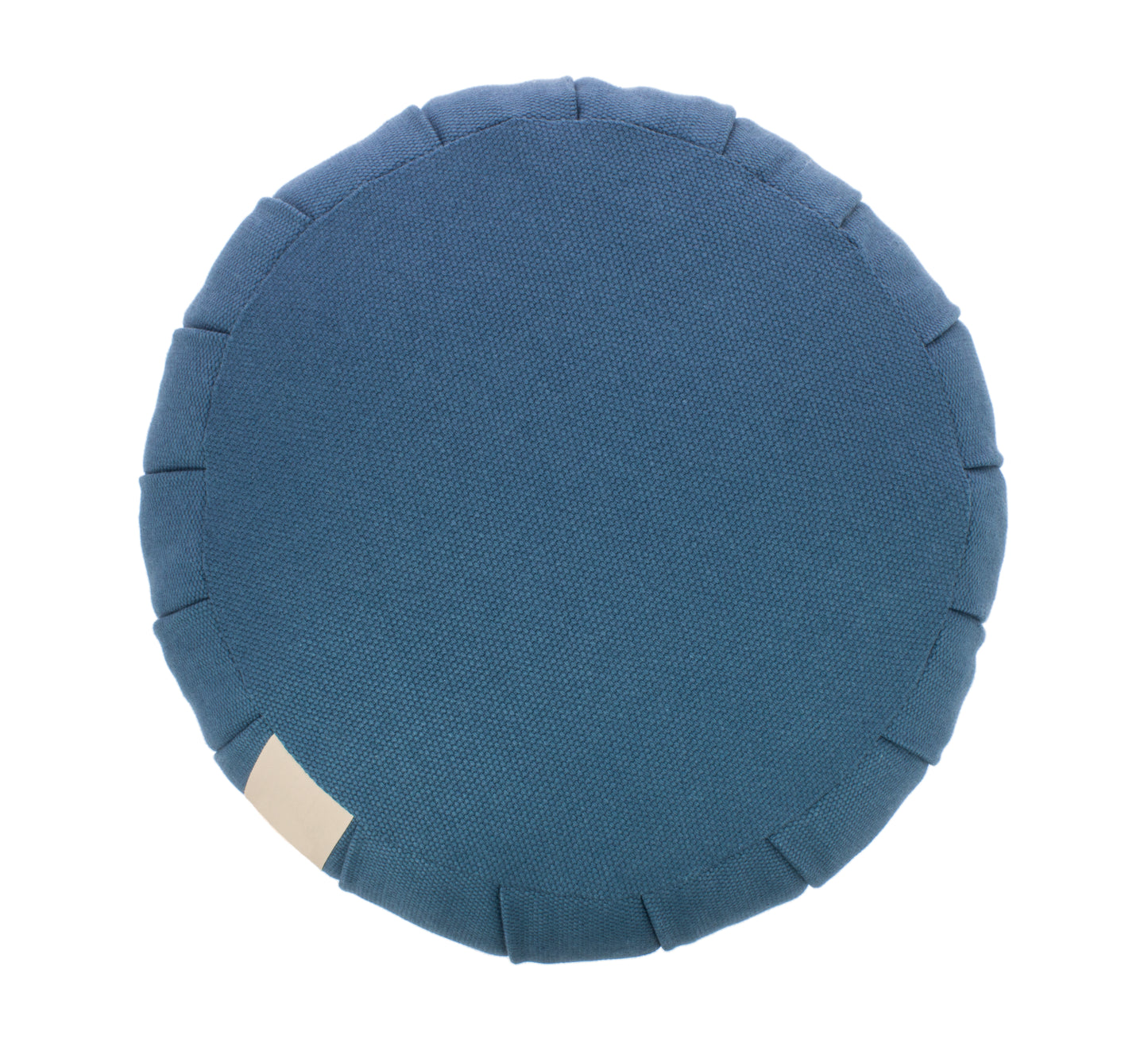 Zafu Rond de Kapok Bleu