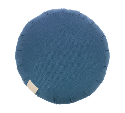 Zafu Rond de Kapok Bleu