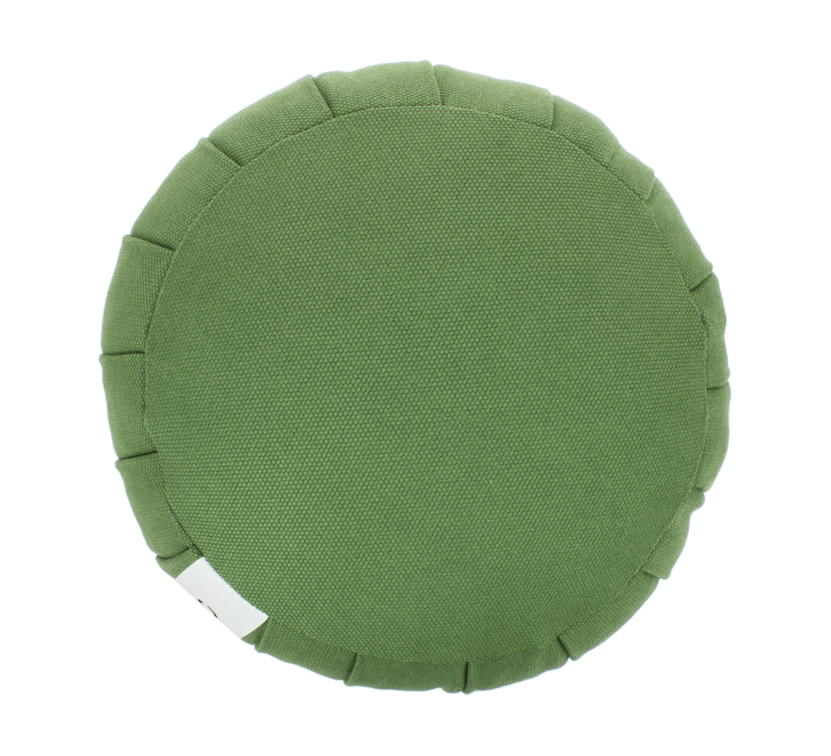 Zafu rotondo Kapok - Verde oliva