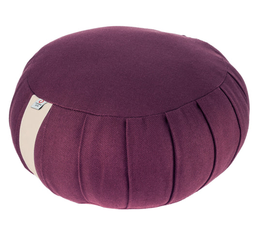 Kapok Round Zafu - Purple