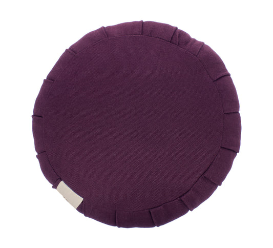 Kapok Round Zafu - Purple