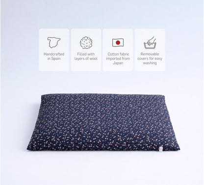 Zabuton - Blaue Sakura