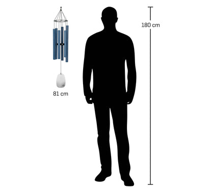 Campana de Viento Paraíso - Azul