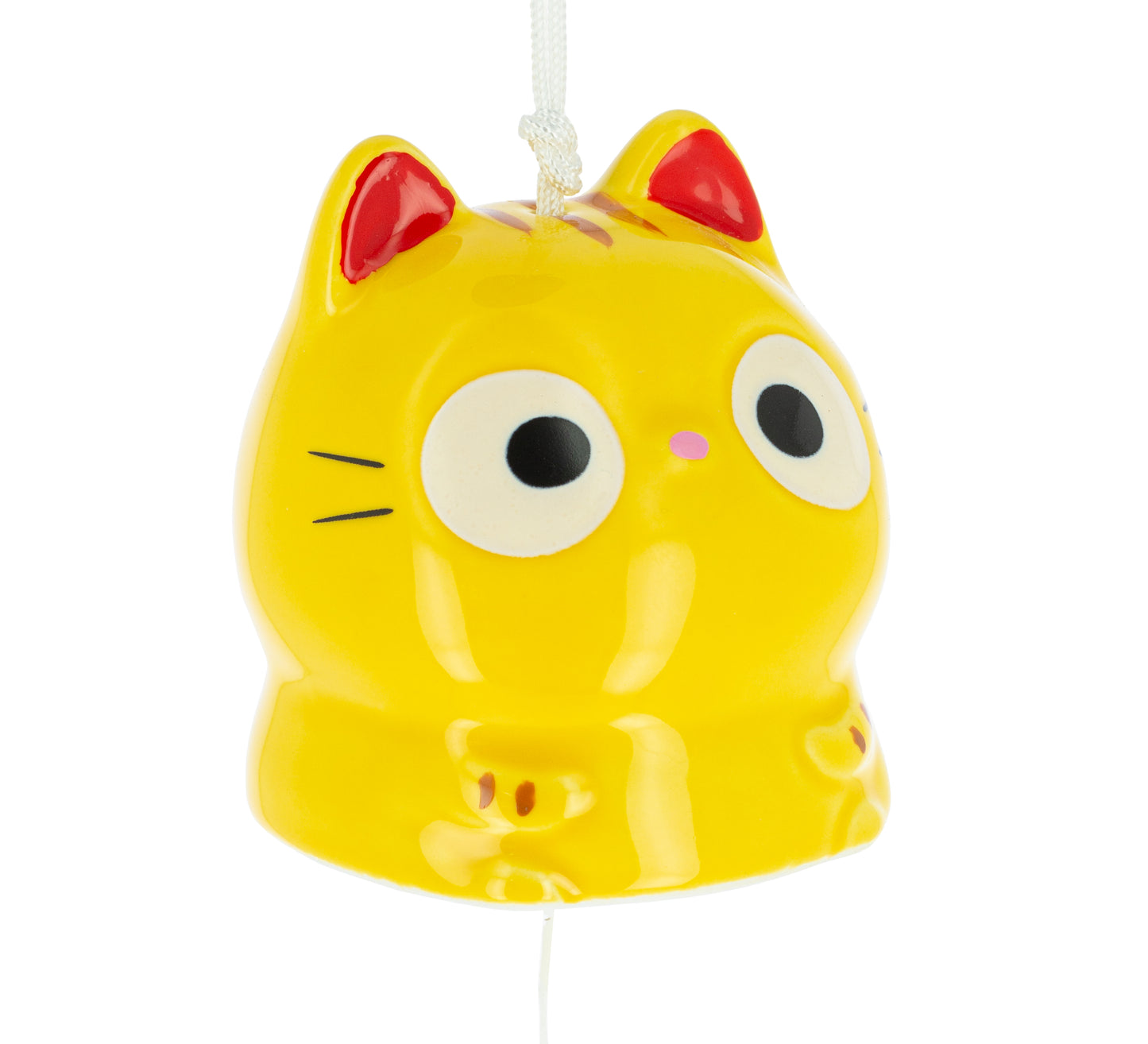Campana Furin Cerámica Neko Rubio