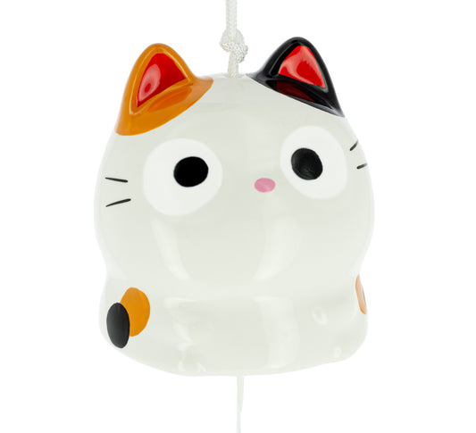Campana Furin Cerámica Neko Calico