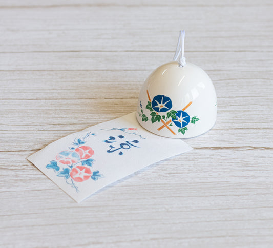 Campana Furin Cerámica Rankaku Ipomea