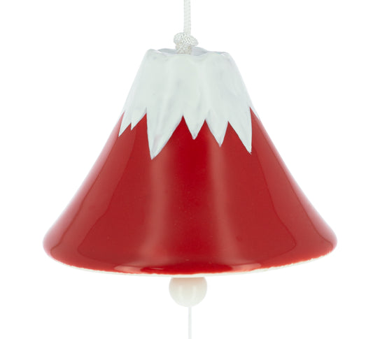 Campana Furin Cerámica Fuji Rojo