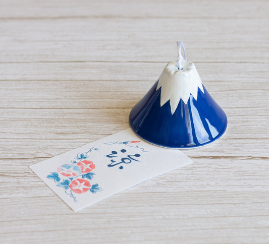 Campana Furin Cerámica Fuji Azul