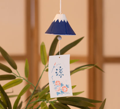 Campana Furin Cerámica Fuji Azul