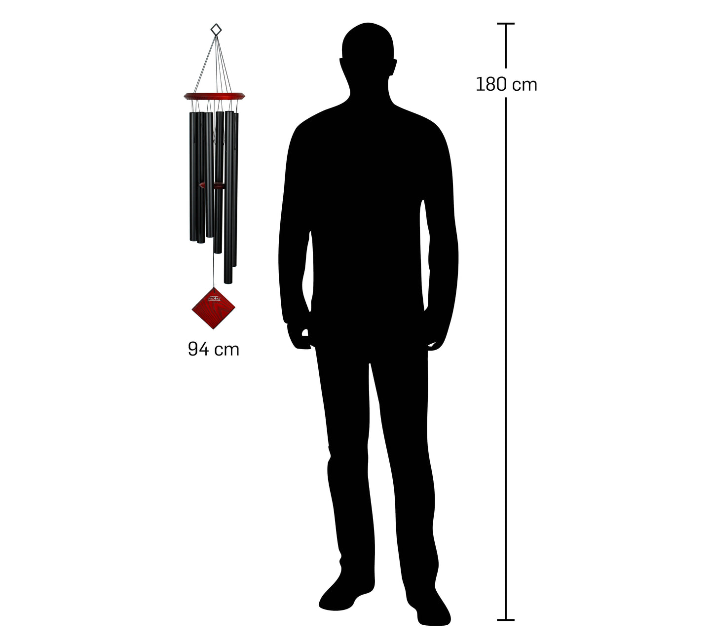 Campana de Viento Encore Tierra - Negro