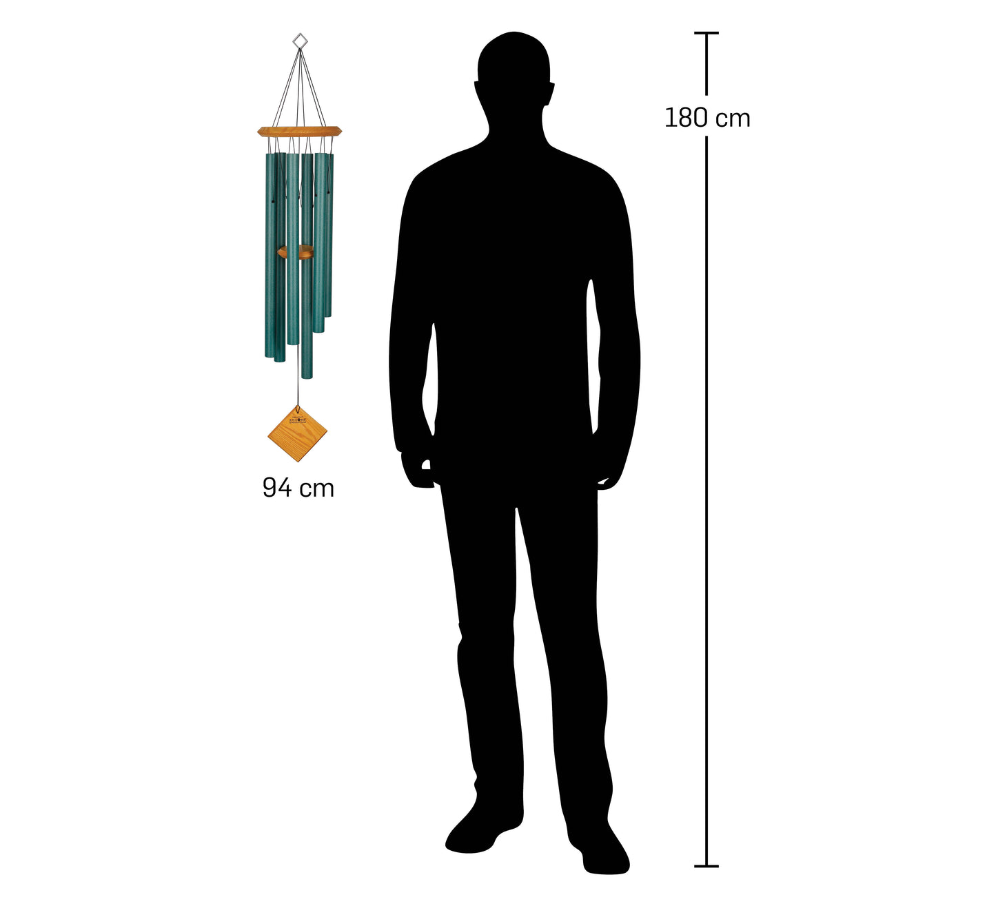 Campana de Viento Encore Tierra - Verdigrís
